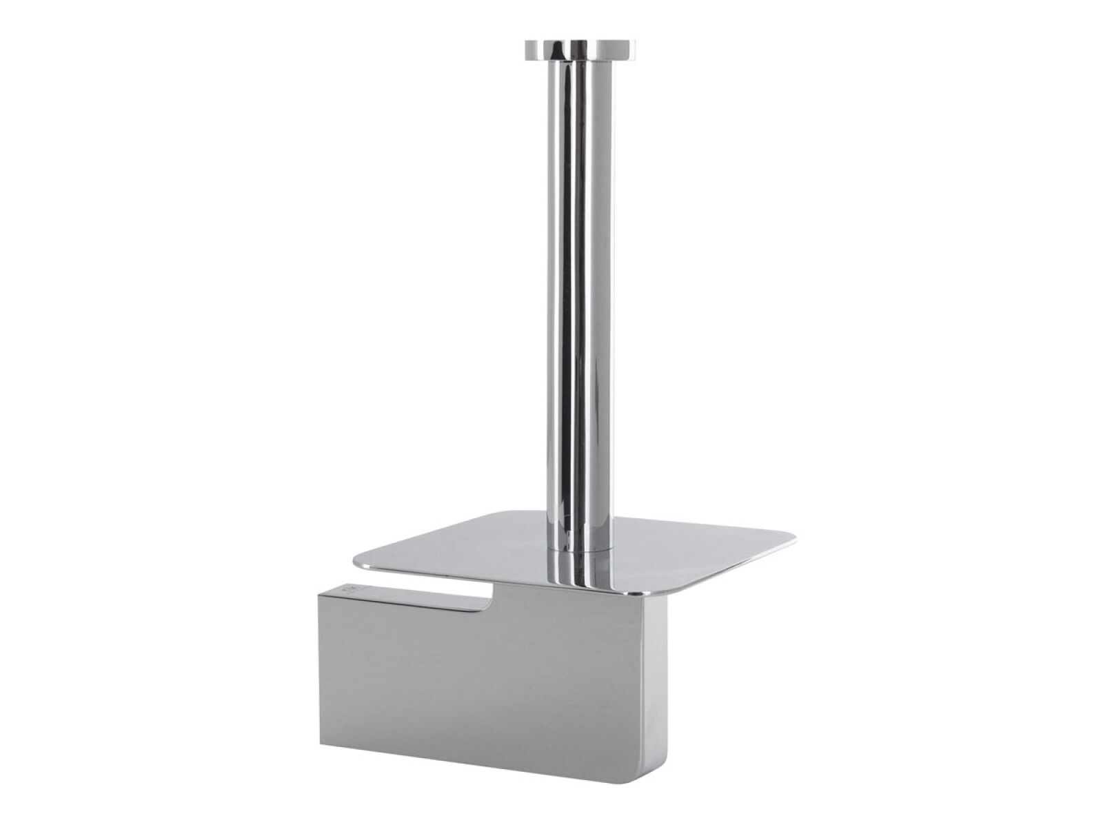Portapapel Reserva Metal Accesorio Baño Brillo Cromo 