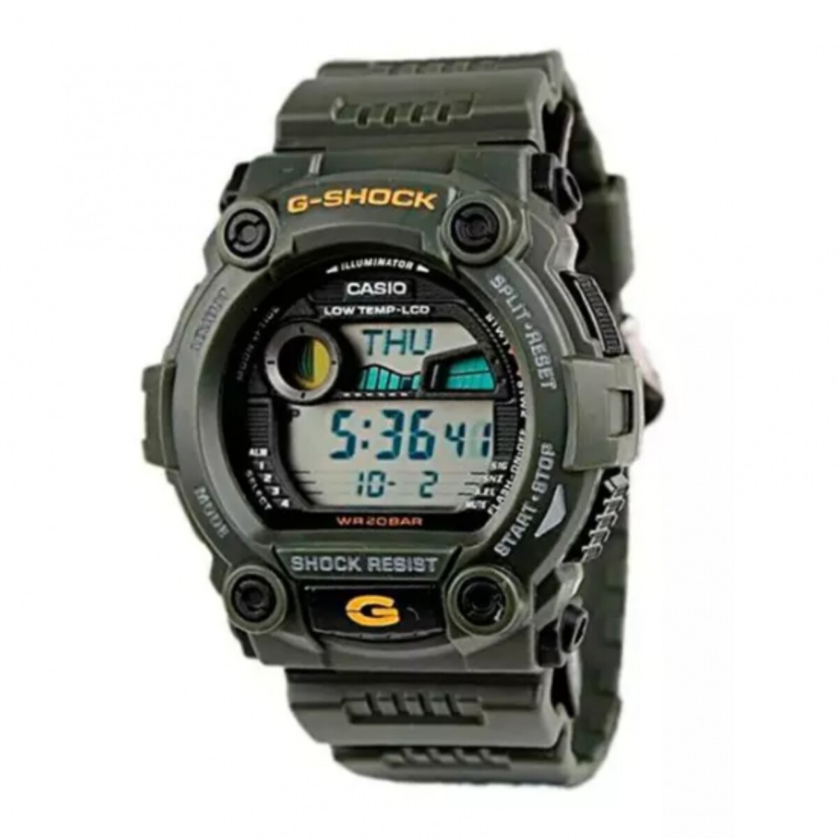 Reloj CASIO G-SHOCK G7900-3DR en Resina Verde Esfera 55mm 