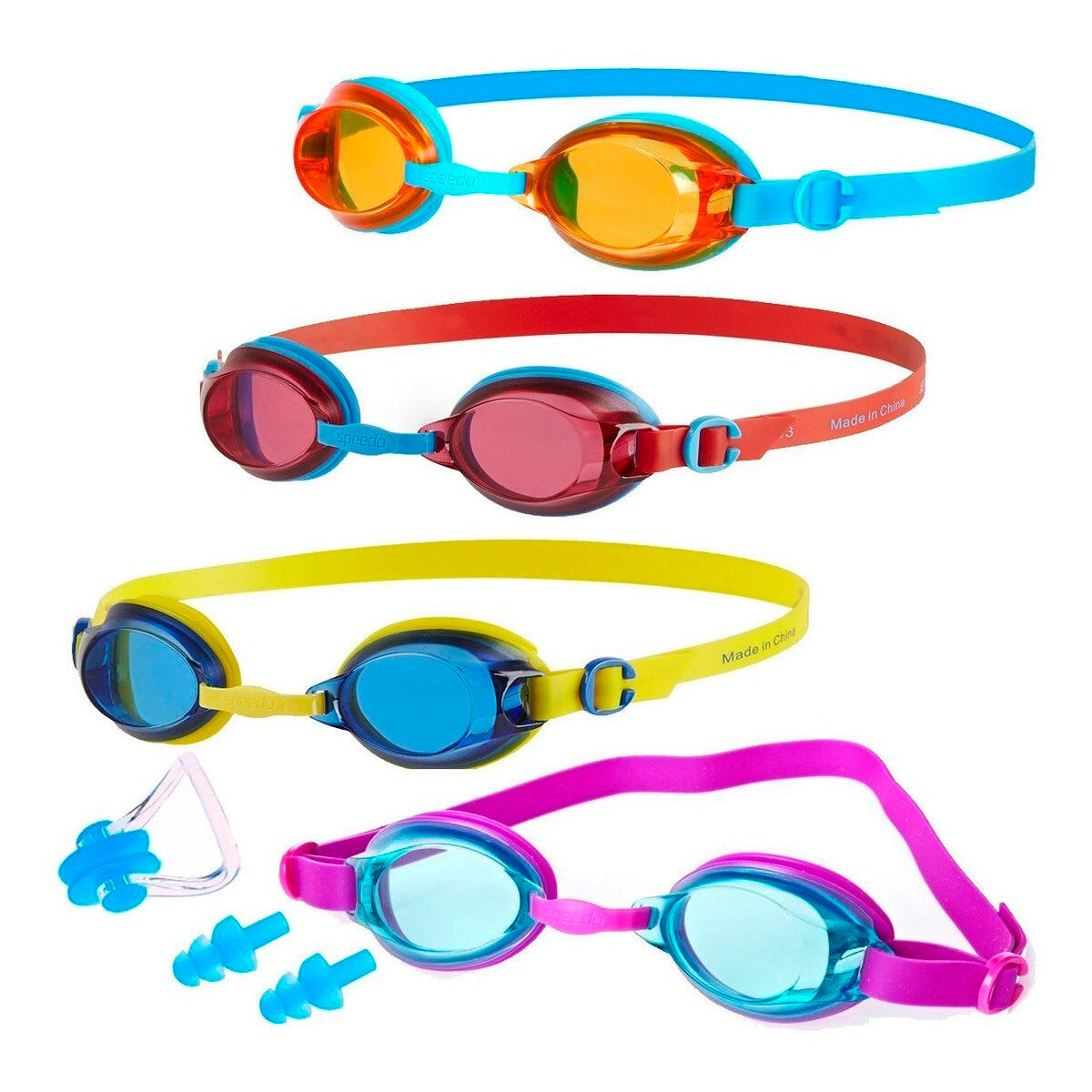Lentes Speedo Natación Jet Jr Piscina Niño + Regalo 
