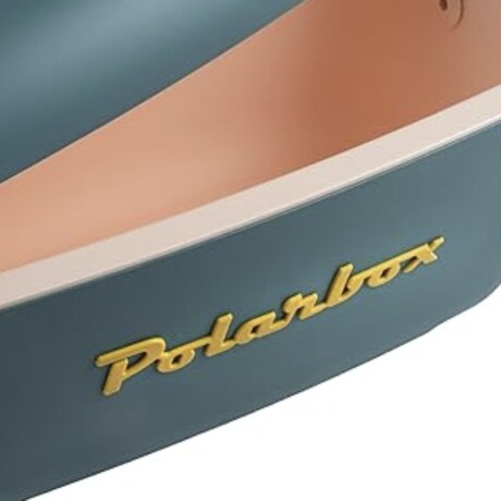 Conservadora Hielera Polarbox Vintage 20 litros Classic Azul Marino y Mostaza