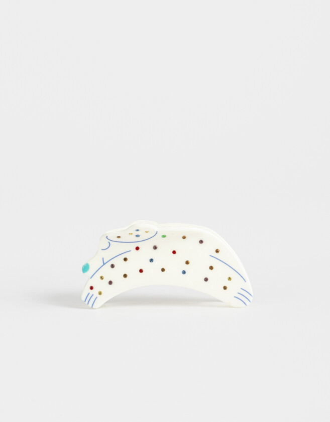 Broche Animalito Broche De Perrito - Blanco Crudo