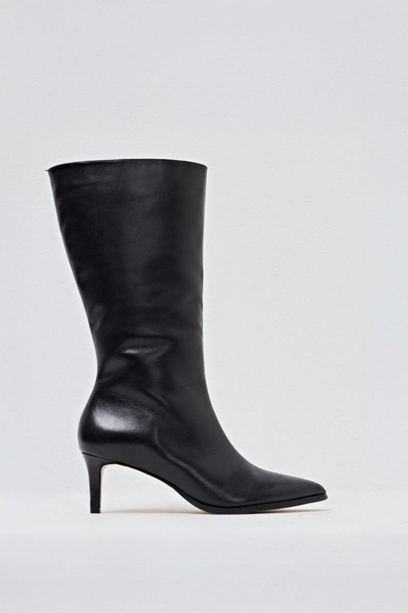 Bota de cuero Maia - negro 