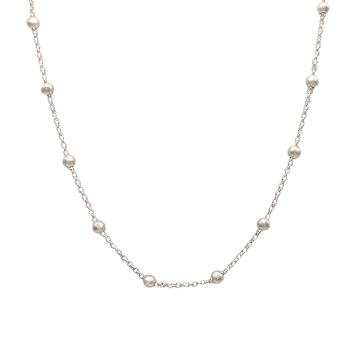Cadena Bolitas-Plata 925-Sin Piedra-CD3138 - sinpiedra 