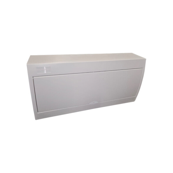 Tablero de exterior 18 módulos con puerta blanca TA4034