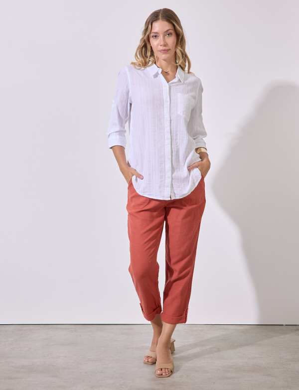 Camisa Algodon CRUDO