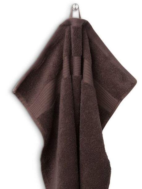 Toalla de mano KARLSTAD 50x100 marrón osc Toalla de mano KARLSTAD 50x100 marrón osc