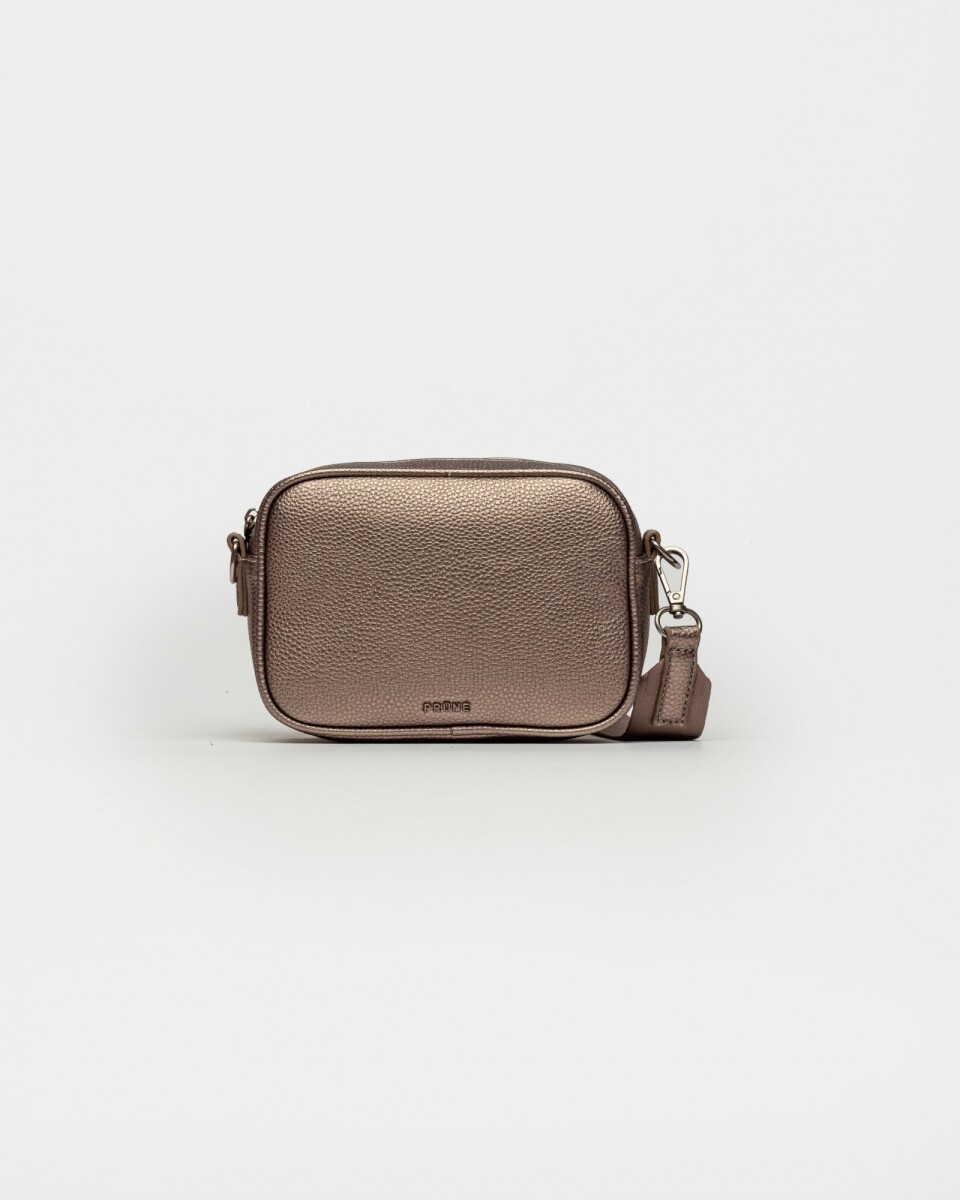 Mini Bag Adisa En Efecto Cuero Graneado - Metalizado 