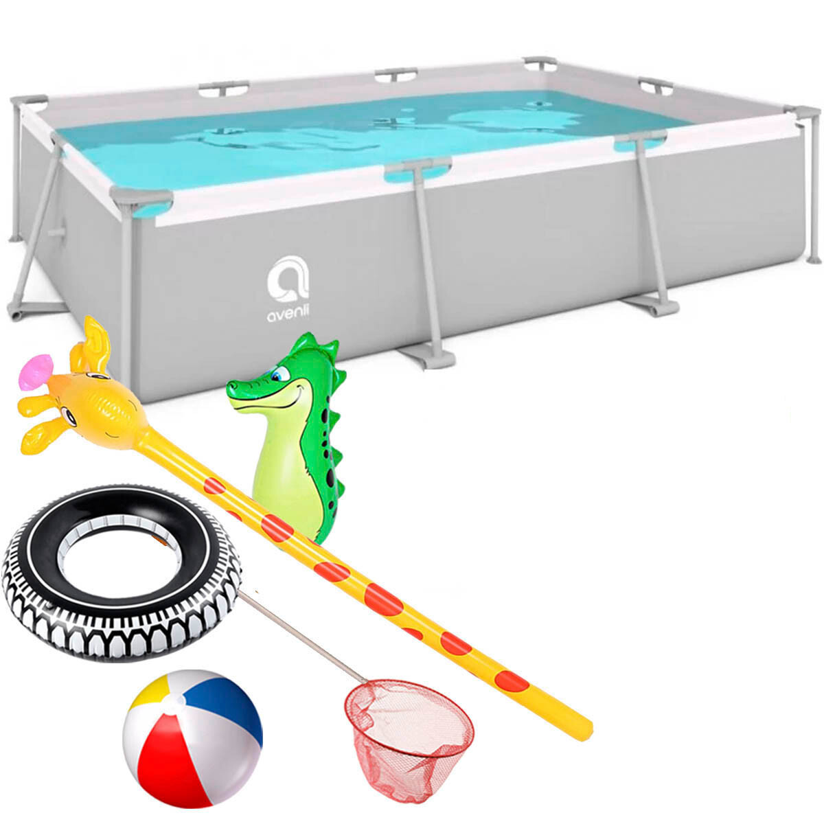 Piscina Jilong Estructural 3701 L 300x207x65+ Regalos 