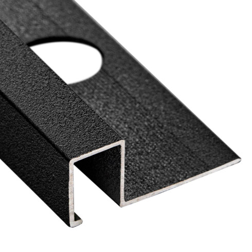 Listelo De Aluminio 12X10 2.60 Mts Ebano Alumacer 000