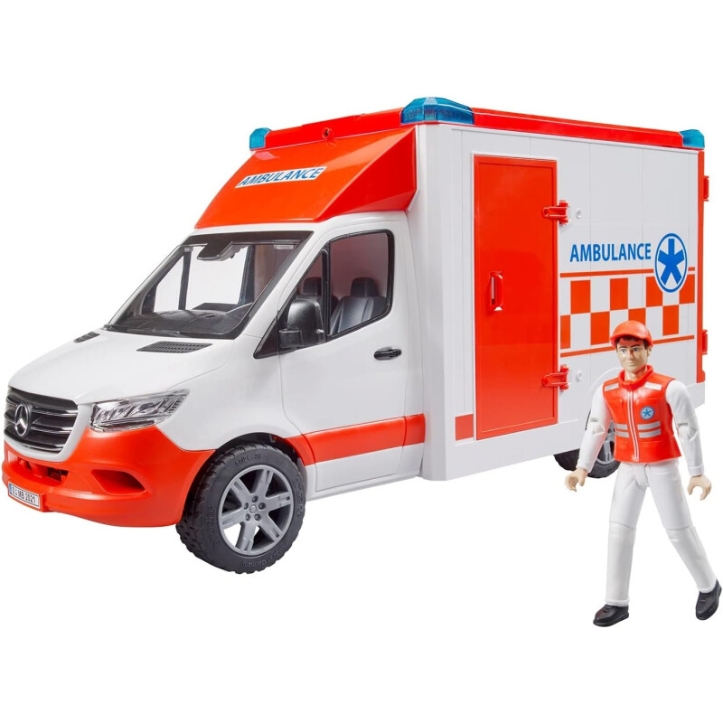 Bruder Ambulancia Mercedes Sprinter con figura Bruder Ambulancia Mercedes Sprinter con figura