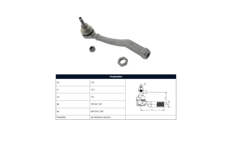 Puntero Citroen C-Elysee/C3 Picasso/C3, Peug 207 10-25 Der Puntero Citroen C-Elysee/C3 Picasso/C3, Peug 207 10-25 Der
