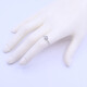 Anillo solitario oro 18k blanco con brillante engrace 6 puntas. Anillo solitario oro 18k blanco con brillante engrace 6 puntas.