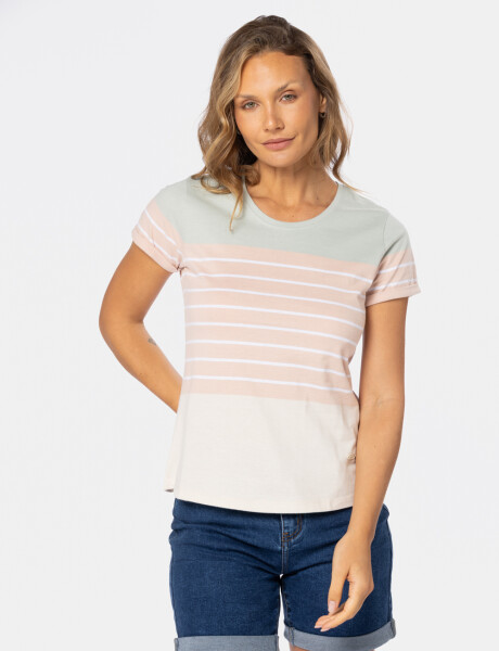 REMERA RAYADA Verde