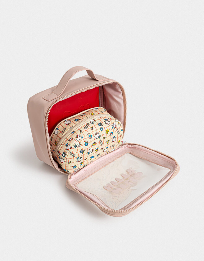 Calzados Varios Set De Portacosméticos "hello Kitty" - Rosa Claro