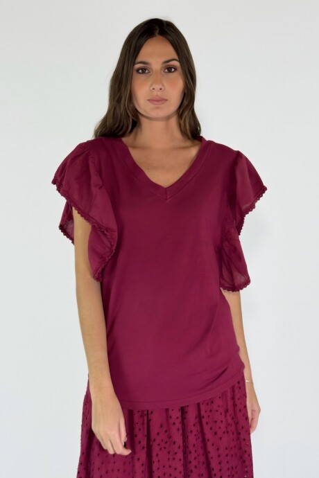 REMERA VELINO Bordo