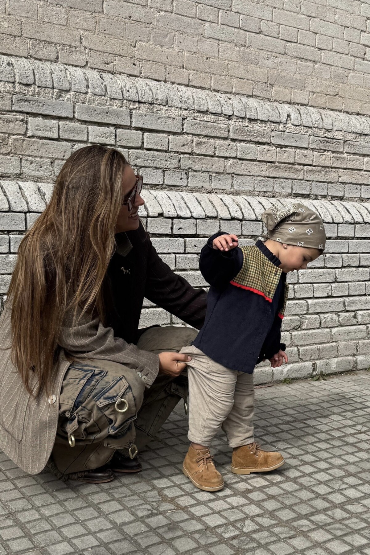 Mini Elegante Shirt Azul Marino