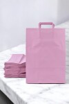 Pack x 50 - bolsa lisa 30x12x41 cm. PASTEL PINK