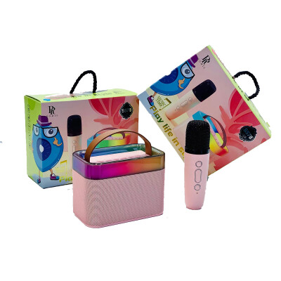 Micrófono con parlante portatil infantil con luces varios colores Micrófono con parlante portatil infantil con luces varios colores