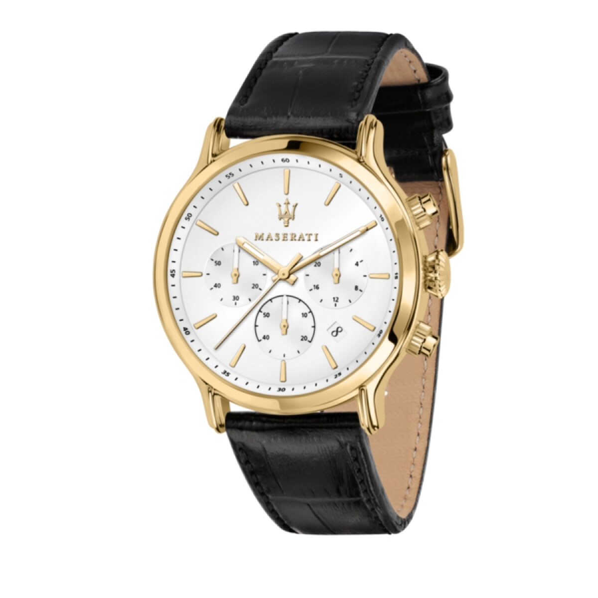 Reloj Maserati Fashion Cuero Negro 