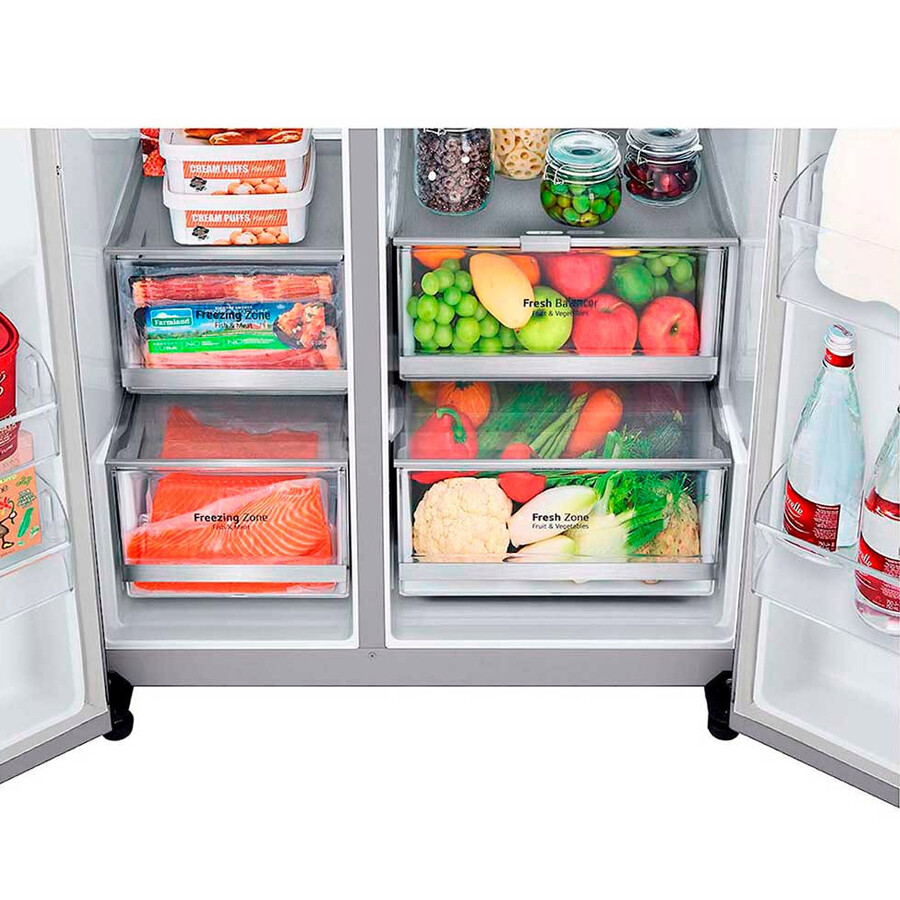 Heladera Side By Side 598 Lt LG GS66SXSC Heladera Side By Side 598 Lt LG GS66SXSC