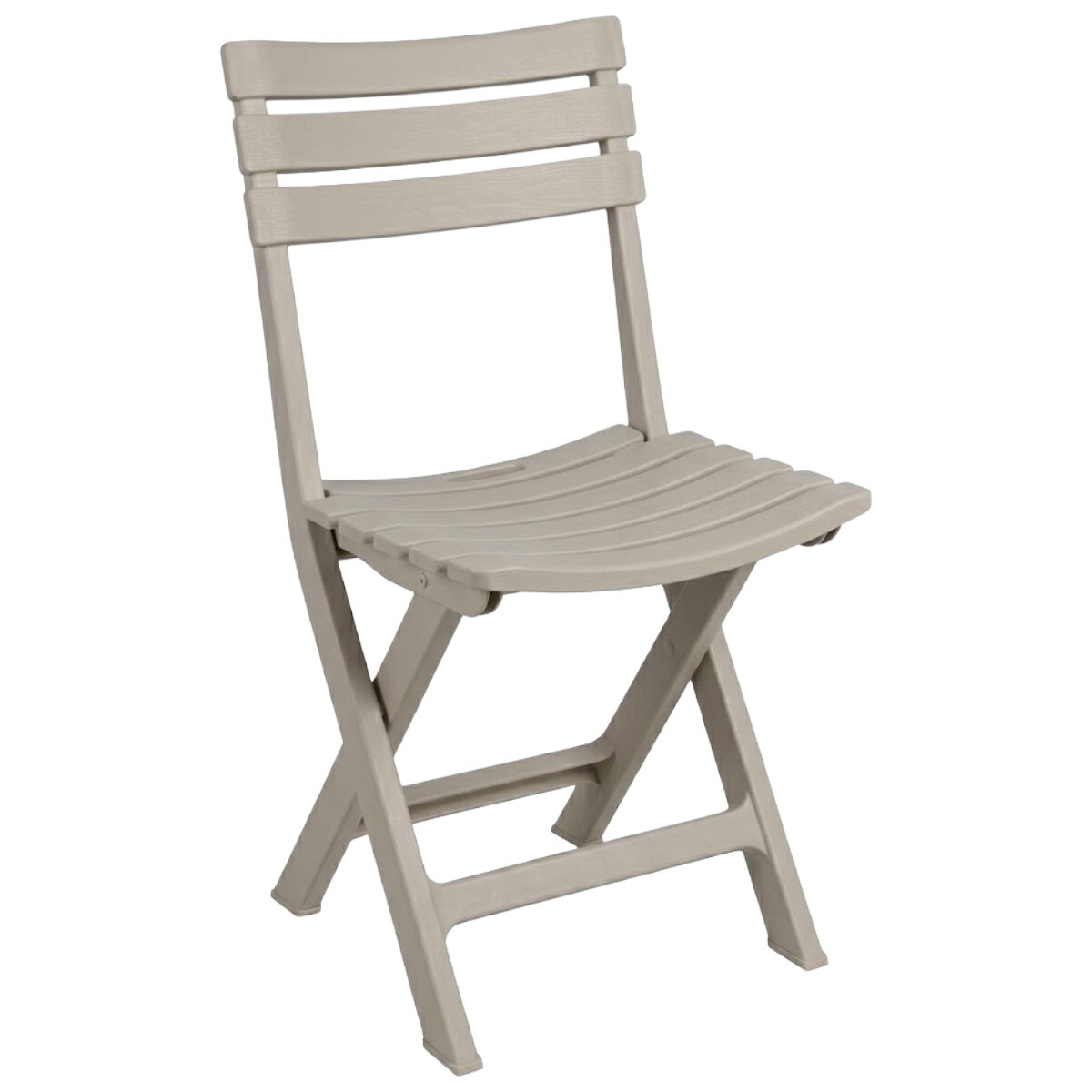 SILLA PLAST PLEGABLE GRIS 