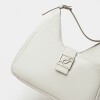 Bolso Signature en cuero graneado Blanco