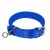 Collar Hebilla Nylon Perros Raza Grande 65 cm Ajustable Variante Color Azul