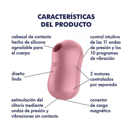 Satisfyer Cotton Candy Air Pulse Vibrador Rosa