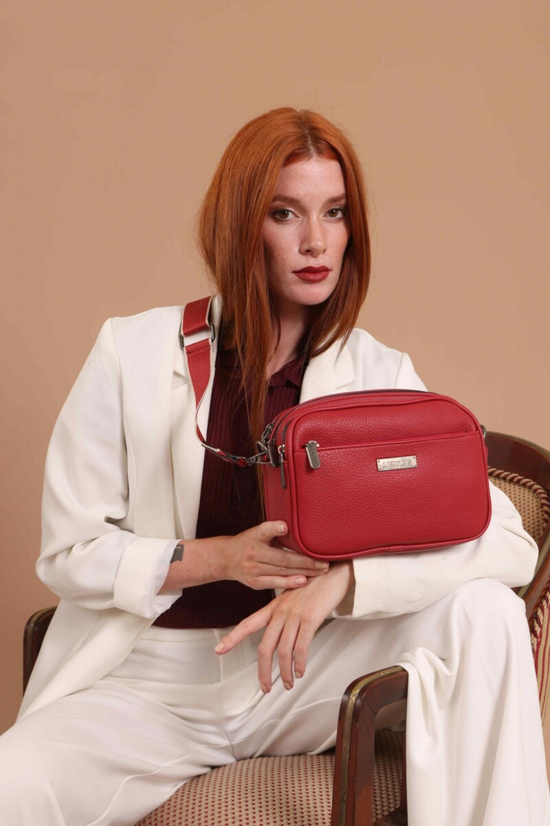 BANDOLERA MORRAL FRESIA - ROJO 