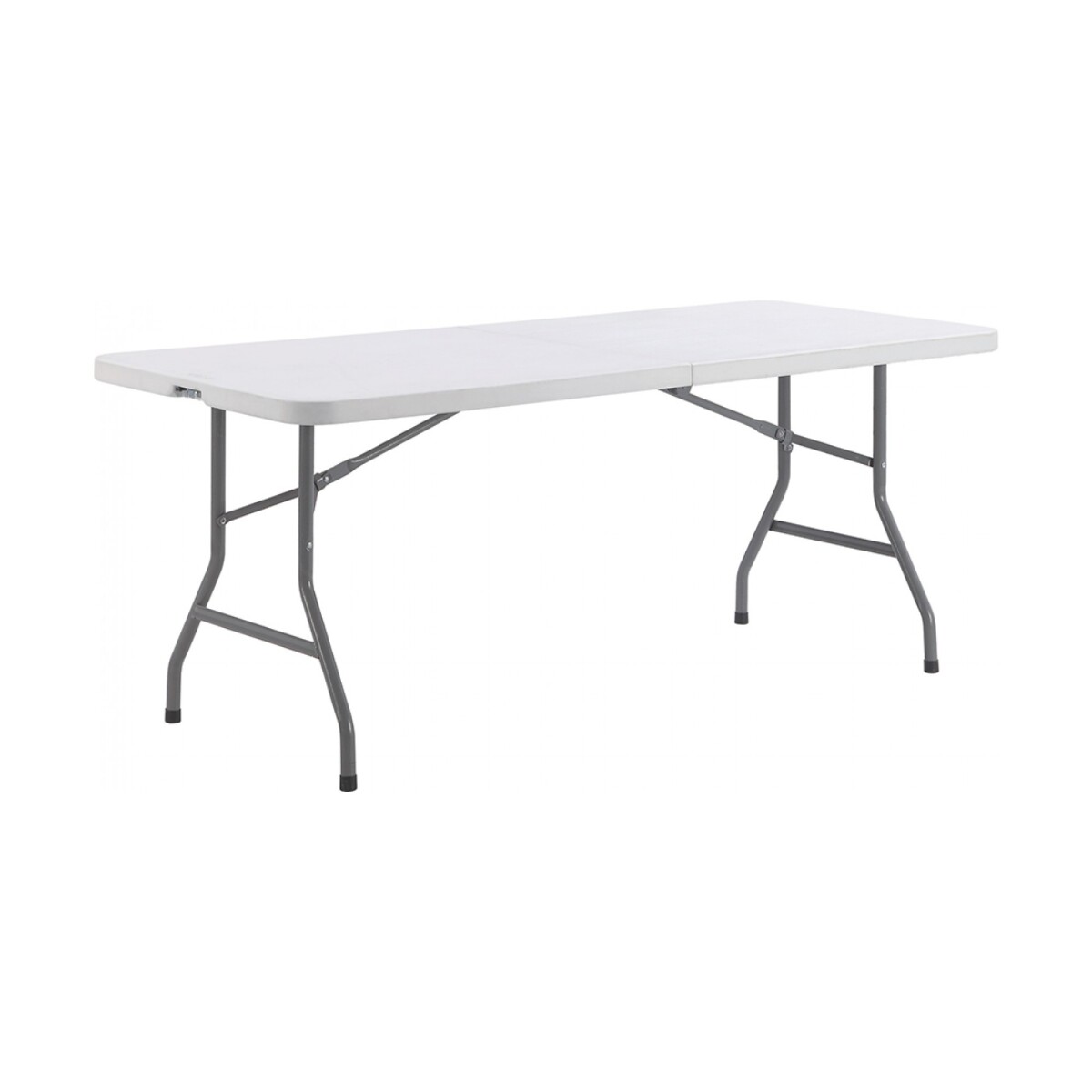 MESA PLEGABLE - POLIETILENO-Y-METAL BLANCO BAGAN 