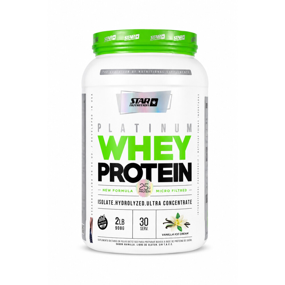 Platinum Whey Protein Vainilla 2 lb Star Nutrition Platinum Whey Protein Vainilla 2 lb Star Nutrition