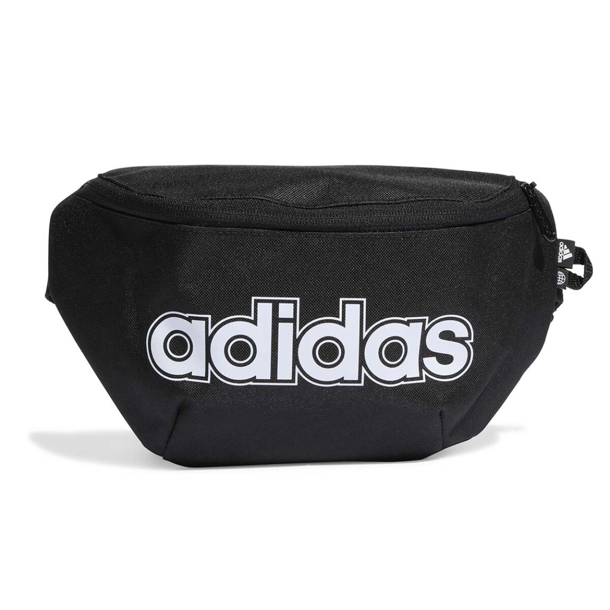 Riñonera Adidas Linear Duffel - Negro-blanco 