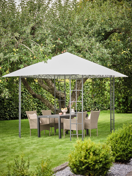 Gazebo FAABORG A3xL3xA2,65m blanco Gazebo FAABORG A3xL3xA2,65m blanco