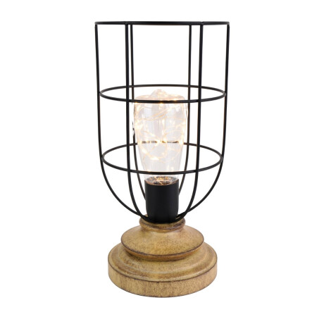 Lampara de metal con bombita Led Lampara de metal con bombita Led
