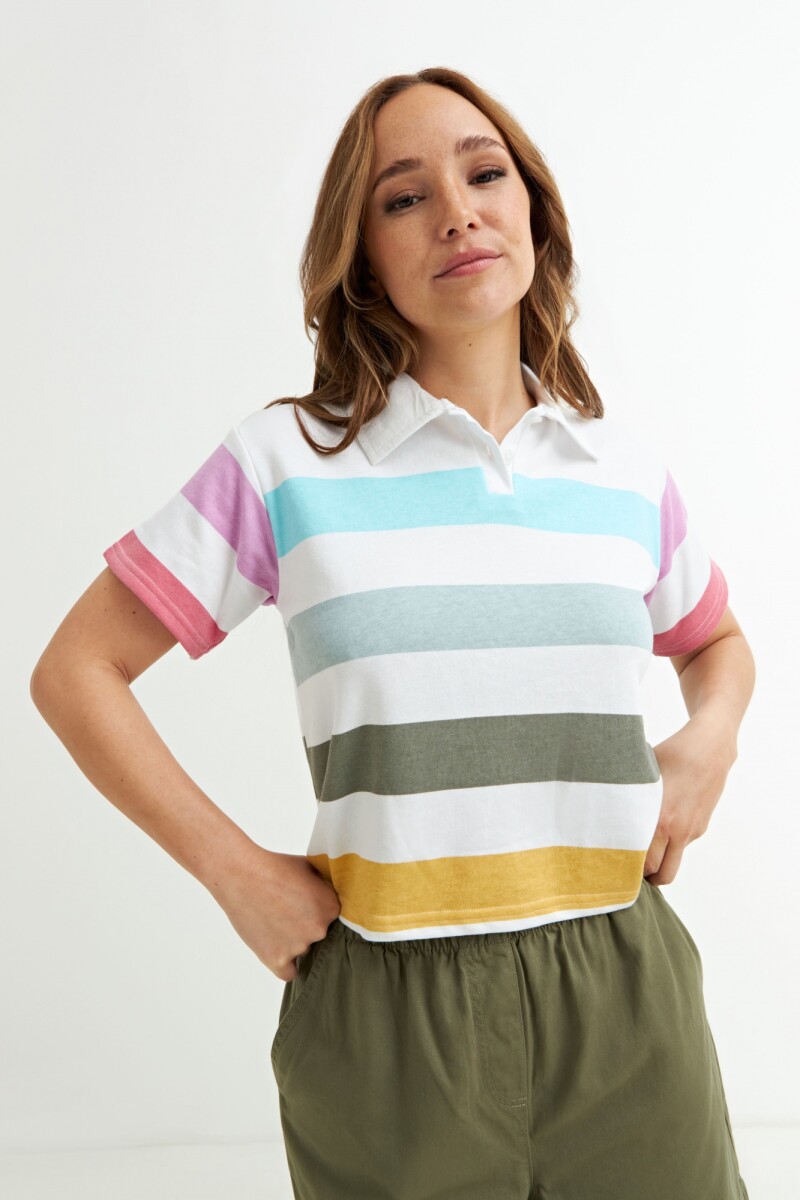 Remera polo - Multicolor 