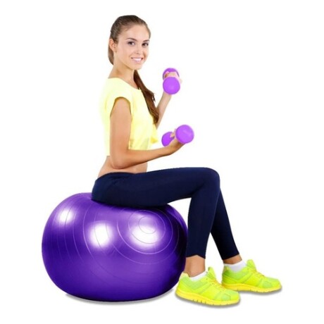 Pelota de pilates 65 cm de diámetro Best Violeta