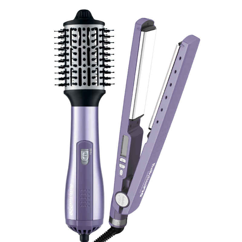Pack Babyliss Pro Cepillo Secador 2.5 + Planchita Lavanda 4091 BNTLVPP44U Pack Babyliss Pro Cepillo Secador 2.5 + Planchita Lavanda 4091 BNTLVPP44U