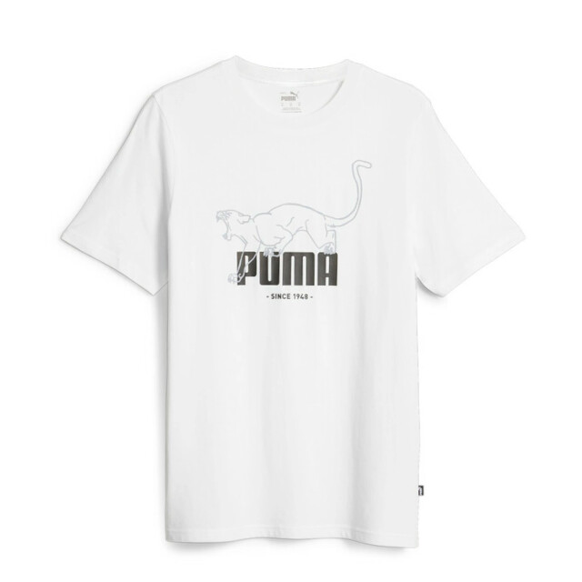 Remera de Hombre Puma Graphics Animal Blanco