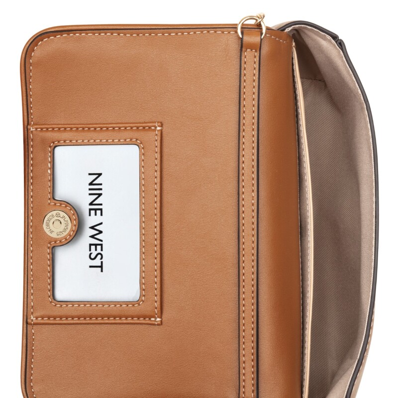 Crossbody Nefi Phone Case Organizer Natural/brandy