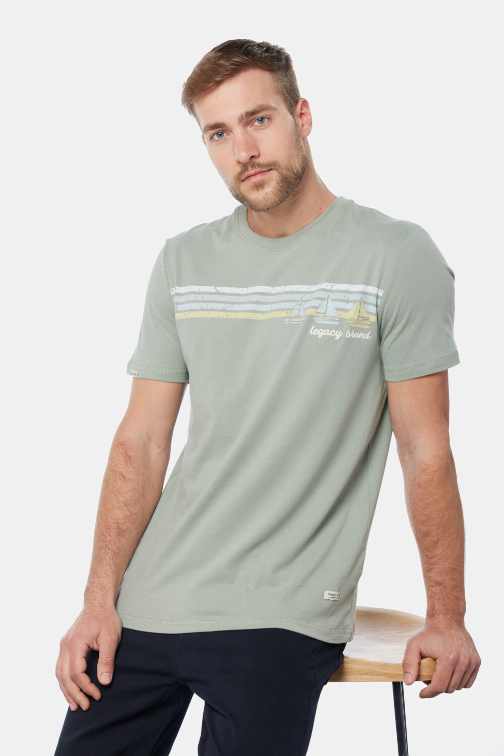 REMERA ESTAMPADA Verde