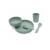 Set alimentacion silicona completo KIKAKBOO verde