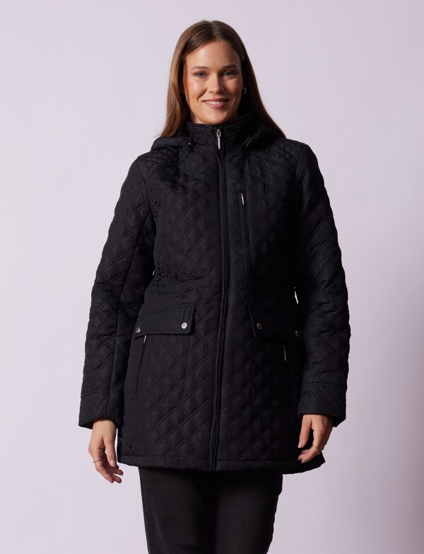 Campera Capitoneada NEGRO