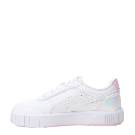 Championes de Niña Puma Carina Mia Holo 2.0 Ps Blanco - Rosado