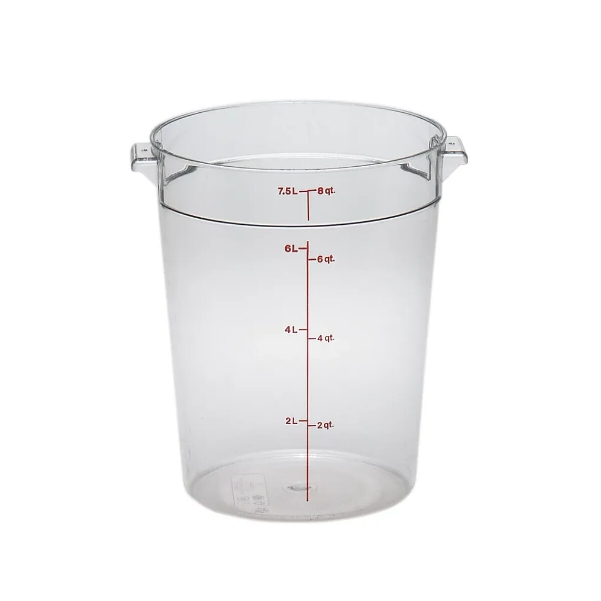 Recipiente Redondo de Policarbonato 7,6 Litros 25 x 27 cm 