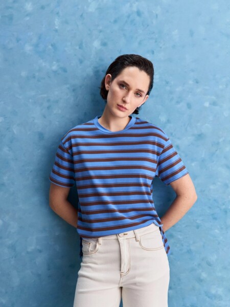 T-SHIRT ALLIE AMIATA AZUL