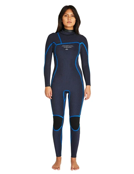 Hyperfreak Dama 4/3+ mm - Chest Zip Negro
