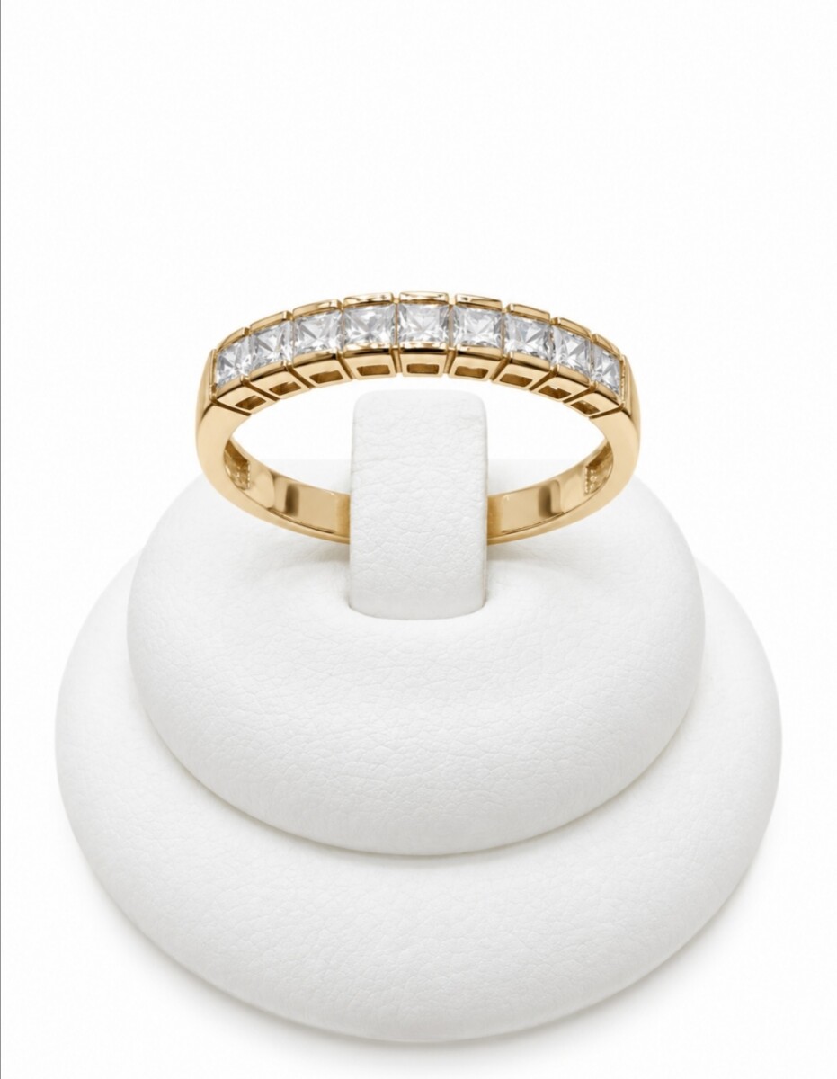 Anillo medio sin fin en Oro 