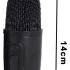 Parlante Bluetooth Karaoke Con Micrófono Y Luces Portatil Ax Variante Color Negro