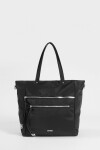 Shopper con cierres negro
