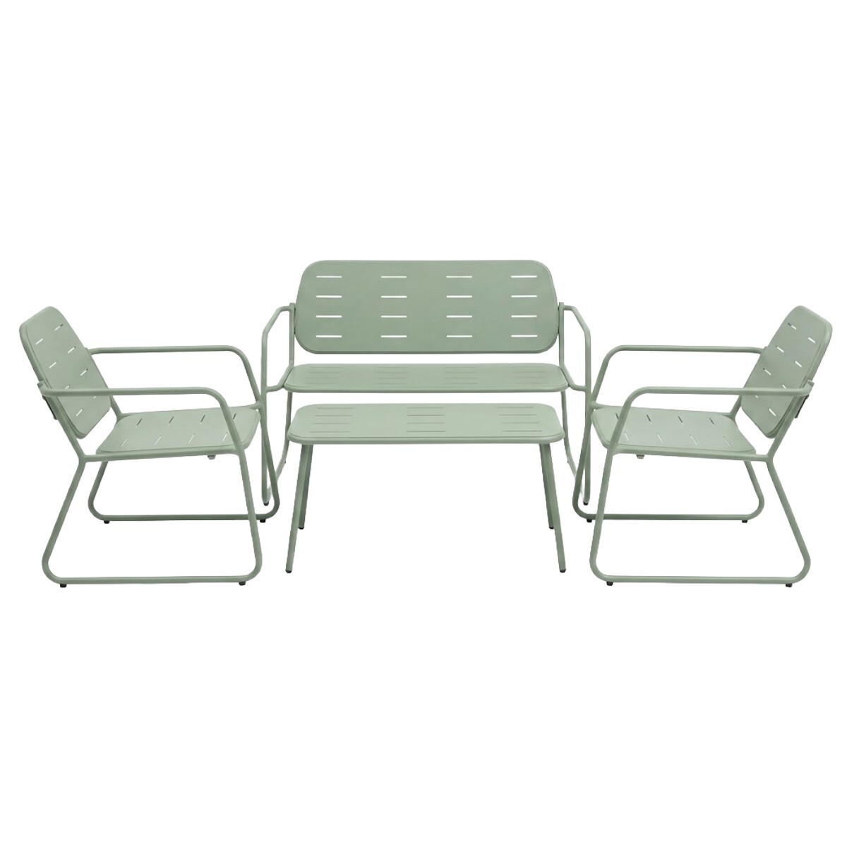 JGO JARDIN METAL VERDE 4PZAS 